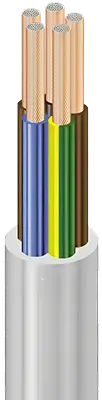 Wires and cords with PVC or XLPE insulation
